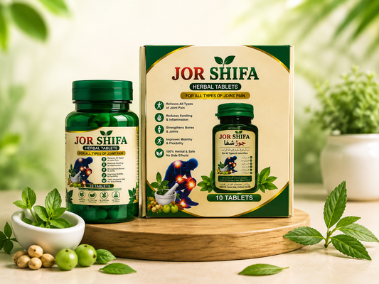 JOR SHIFA Herbal Tablets for Joint Pain (10 Tablets)